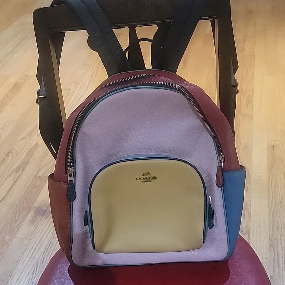 Coach Backpack In Color Block - Picture 12 of 13